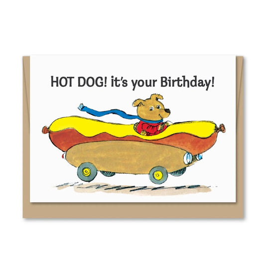 Hot Dog Birthday Card by Maginating