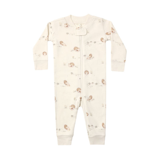 Zip Long Sleeve Sleeper - Turkey by Quincy Mae