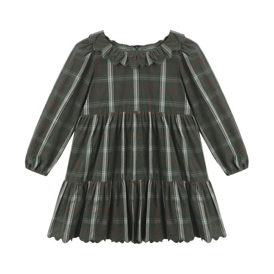Fran Dress - Holiday Plaid by Rylee + Cru