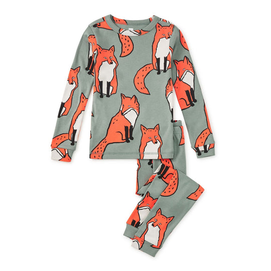 Goodnight Pajama Set - Fancy Fox by Tea Collection