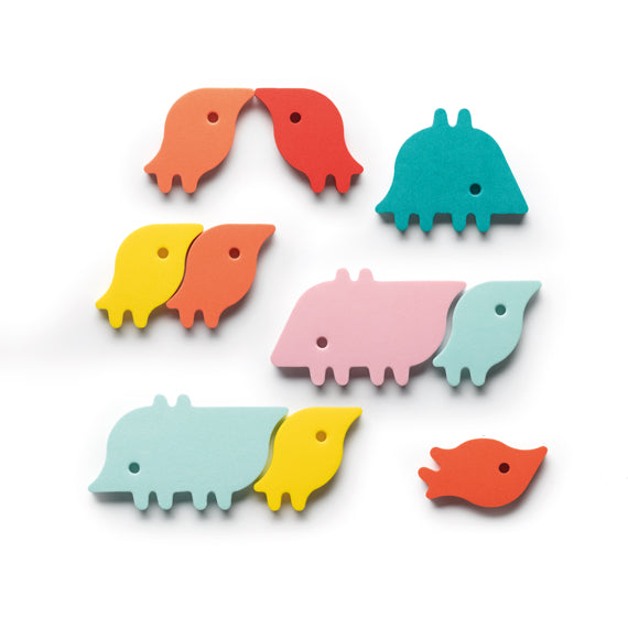 Bath Puzzle - Animal Parade by Quut Toys