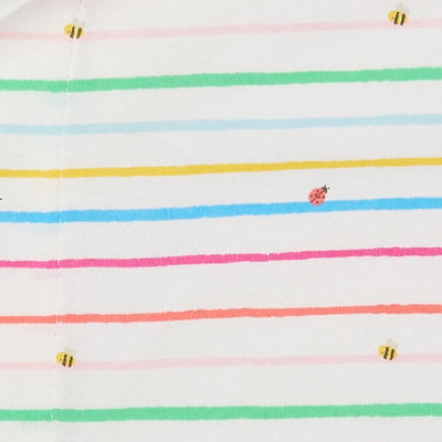 Rainbow Road Organic Cotton Magnetic Footie by Magnetic Me