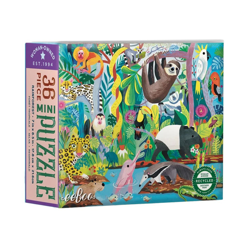 36 Piece Wild Habitats Mini Puzzle by Eeboo