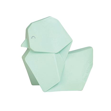 Origami Duck Rubber Toy - Mint by SARO – Pacifier Kids Boutique