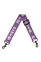 Purple strap with 'micro' text on a white background