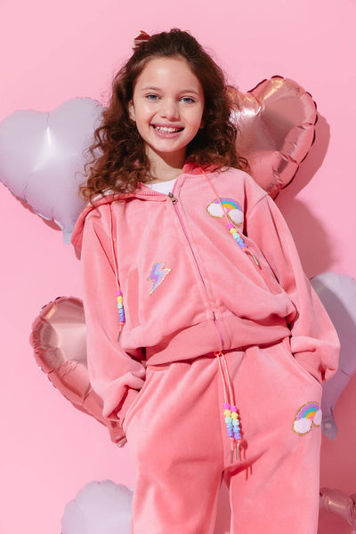 Unicorn Sparkle Velour Set by Lola + The Boys