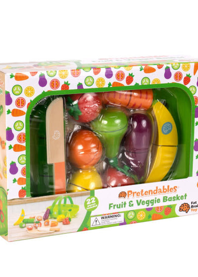 Pretendables Fruit and Veggie Basket Set by Fat Brain Toys