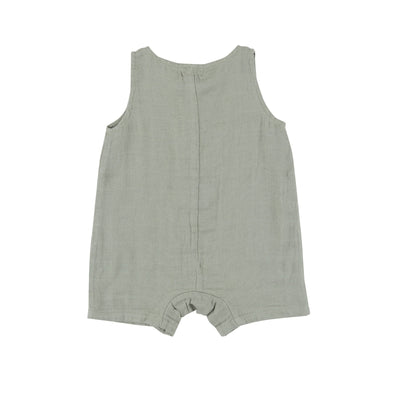 Muslin Shortie Romper - Desert Sage by Angel Dear