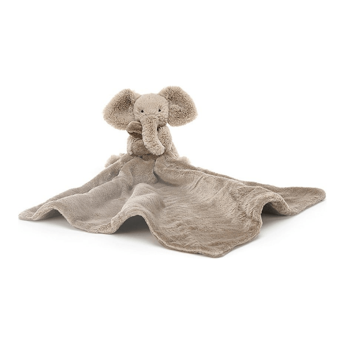 Smudge Elephant Soother in Gift Box by Jellycat