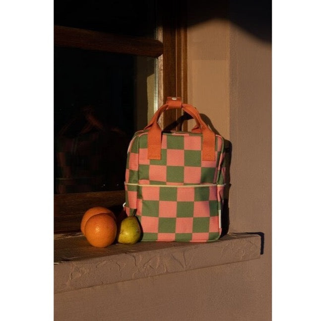 Small Farmhouse Checkerboard Backpack
