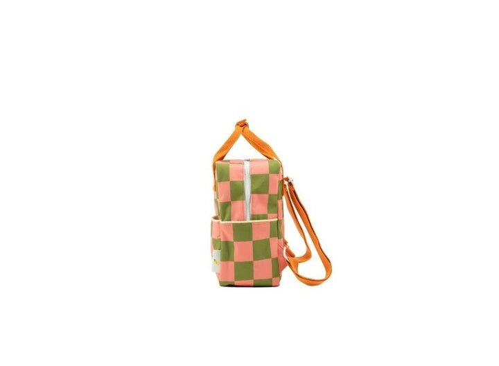 checkerboard flower mini backpack Small Farmhouse Checkerboard Backpack