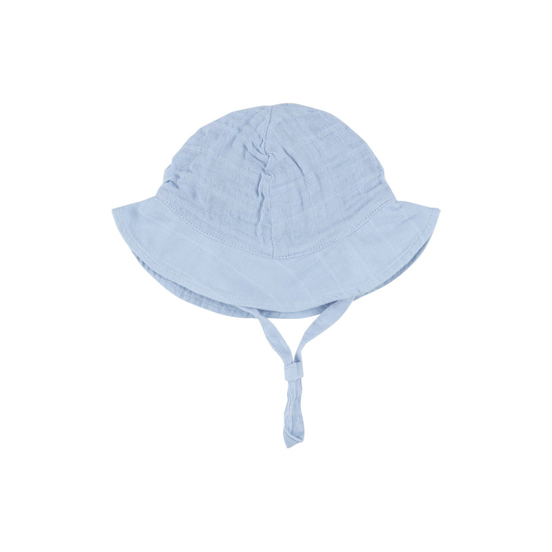 Muslin Sunhat - Dusty Blue by Angel Dear - FINAL SALE