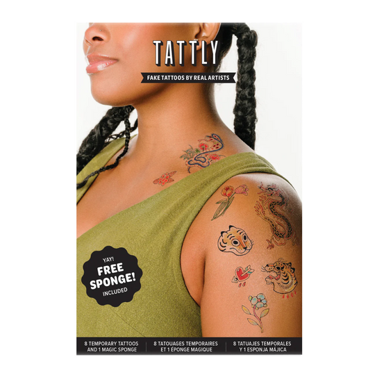 Fierce and Friendly Tattoo Set by Tattly