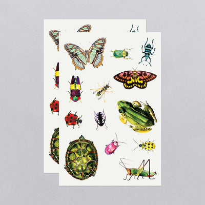 Critters on the Move Tattoo Sheets - Set of 2 by Tattly
