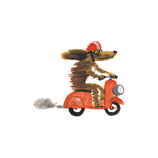 Moto Pup Tattoo Pair by Tattly