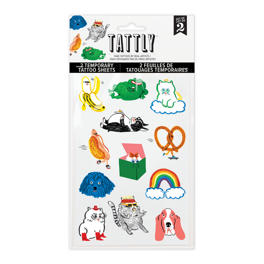 Goofy Chums Sheet Tattoos - Set of 2 by Tattly