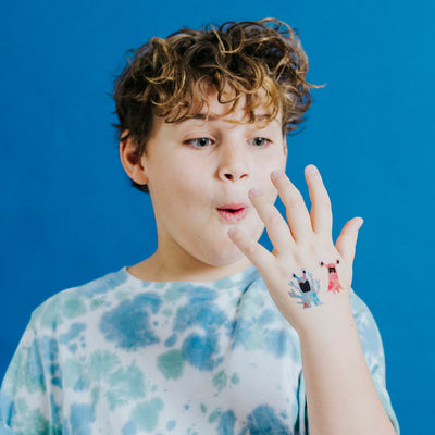 Glitter Monster Tattoo Pair by Tattly