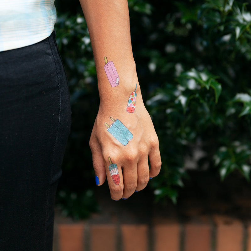 Popsicles Tattoos - Set of 2 by Tattly