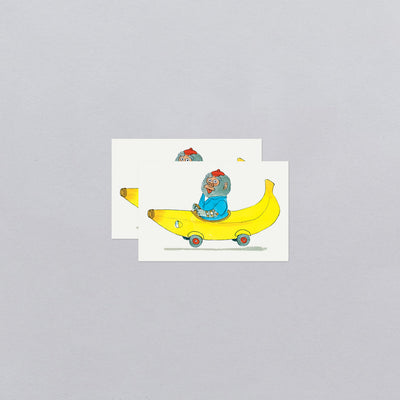 Bananas Gorilla and Car Tattoos - Set of 2 by Tattly