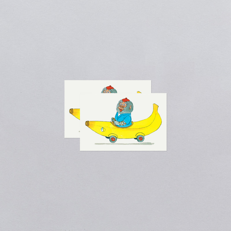 Bananas Gorilla and Car Tattoos - Set of 2 by Tattly