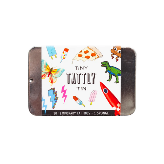 Funner Tattoo Tiny Tin - 10 Temporary Tattoos by Tattly