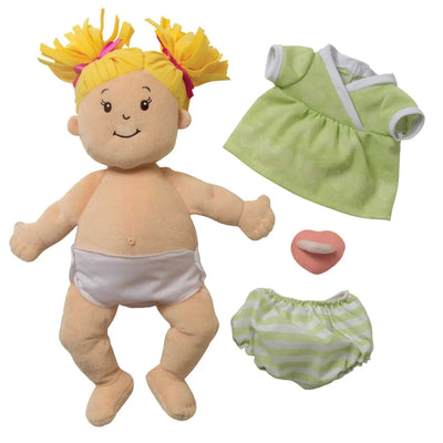 Baby Stella Doll - Peach with Blonde Pigtails by Manhattan Toy