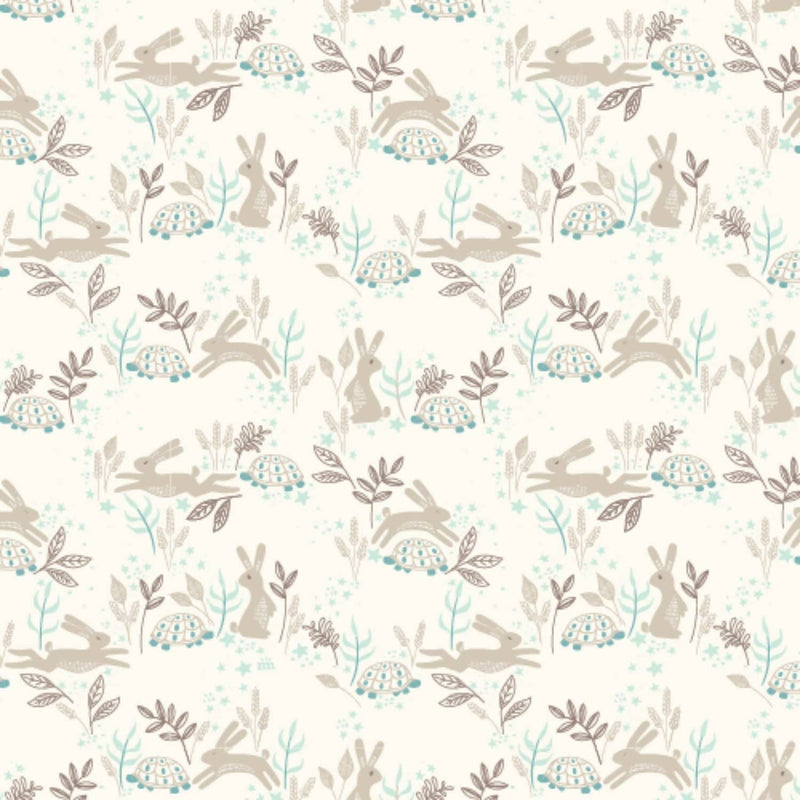 Tortoise and Hare Organic Cotton Footie by Magnetic Me