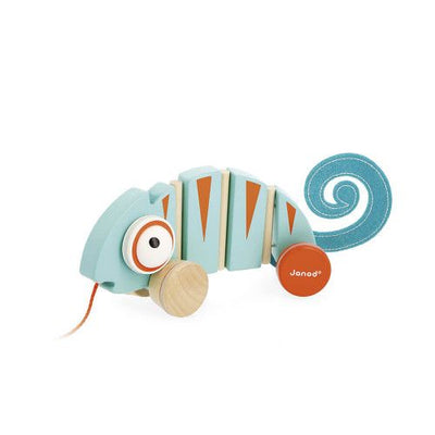 Pull Along Chameleon by Janod
