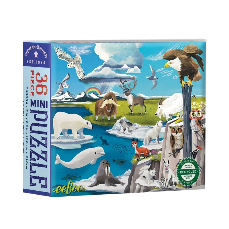 36 Piece Wild Habitats Mini Puzzle by Eeboo