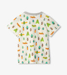Children's t-shirt with insect pattern on a white background