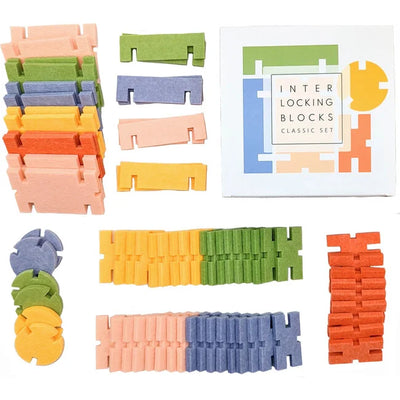 Classic Set Interlocking Blocks by Lowercase Toys