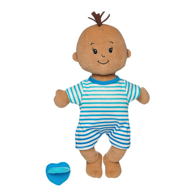 Wee Baby Stella Doll - Beige with Brown Tuft by Manhattan Toy