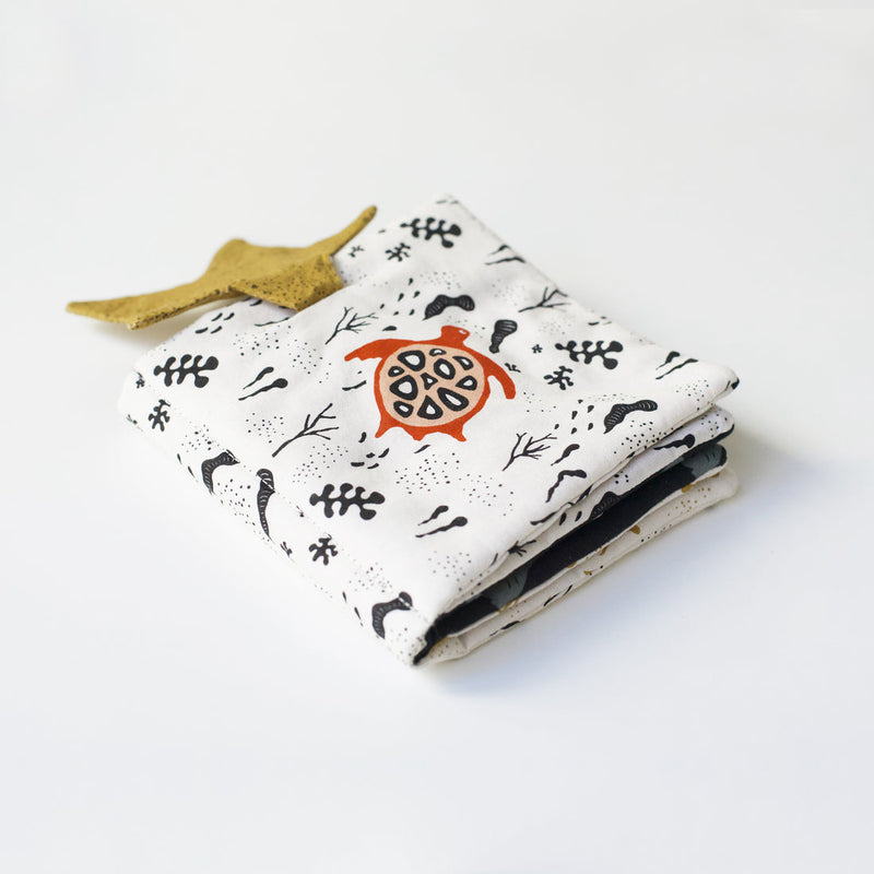 Wee Gallery Cloth Book: Peekaboo Ocean