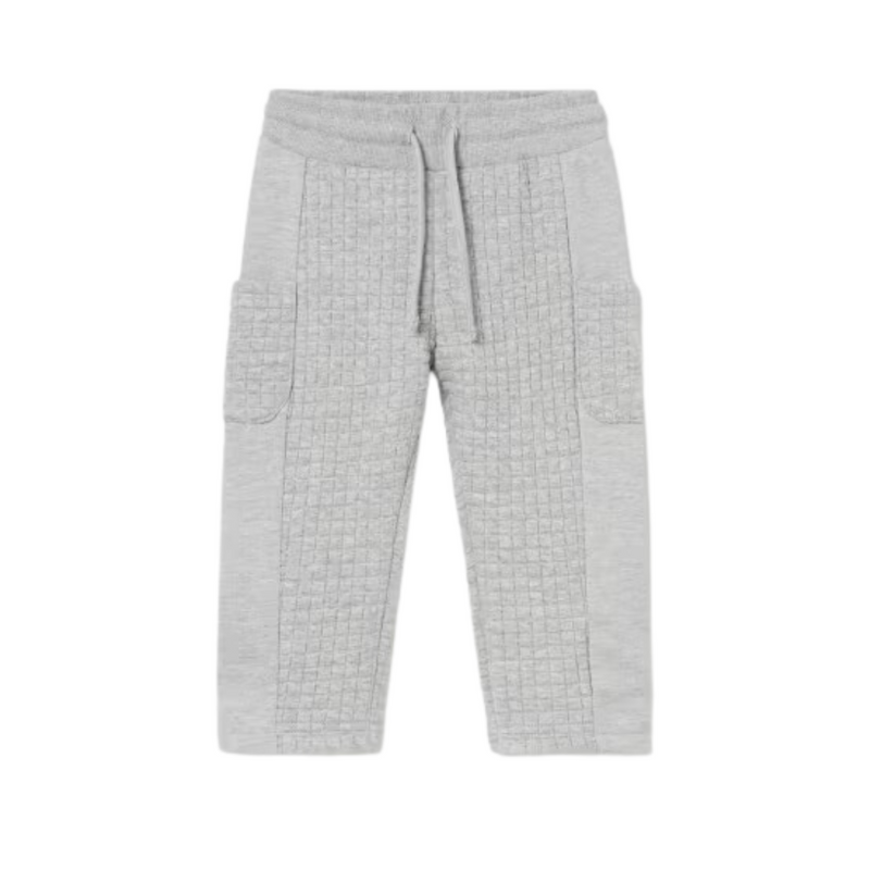 Baby Waffle Knit Joggers - Bright Ash by Mayoral