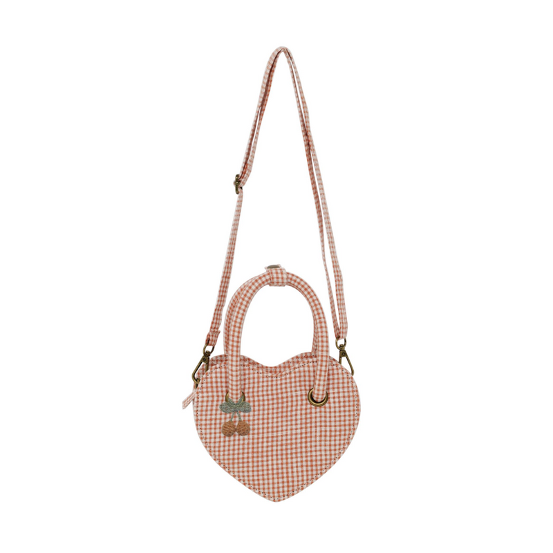 Heart Purse - Poppy Gingham by Rylee + Cru