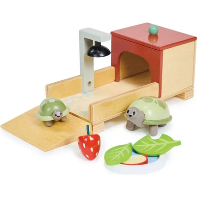 Pet Tortoise Wooden Toy Set by Tender Leaf Toys