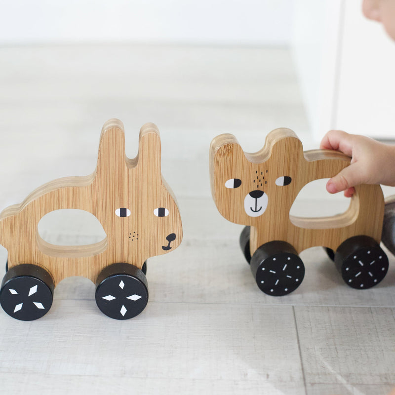 Push Toy - Bear by Wee Gallery