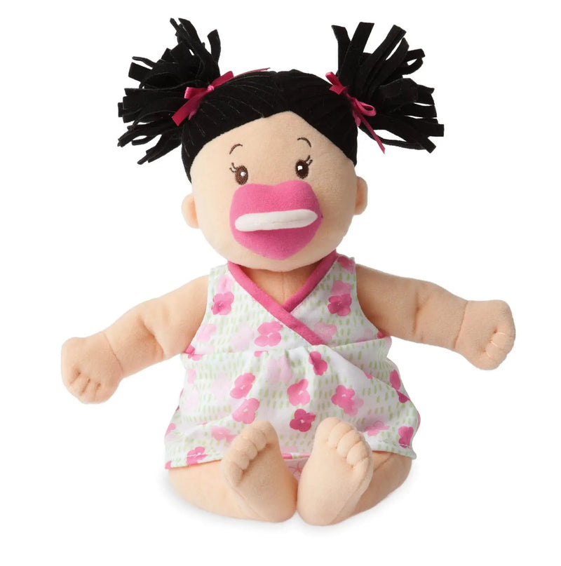 Baby Stella Doll - Peach with Black Hair by Manhattan Toy