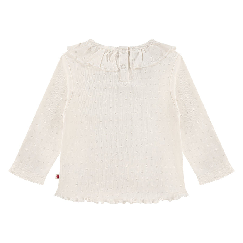 Baby Ruffle Collar Long Sleeve - Cream by Babyface