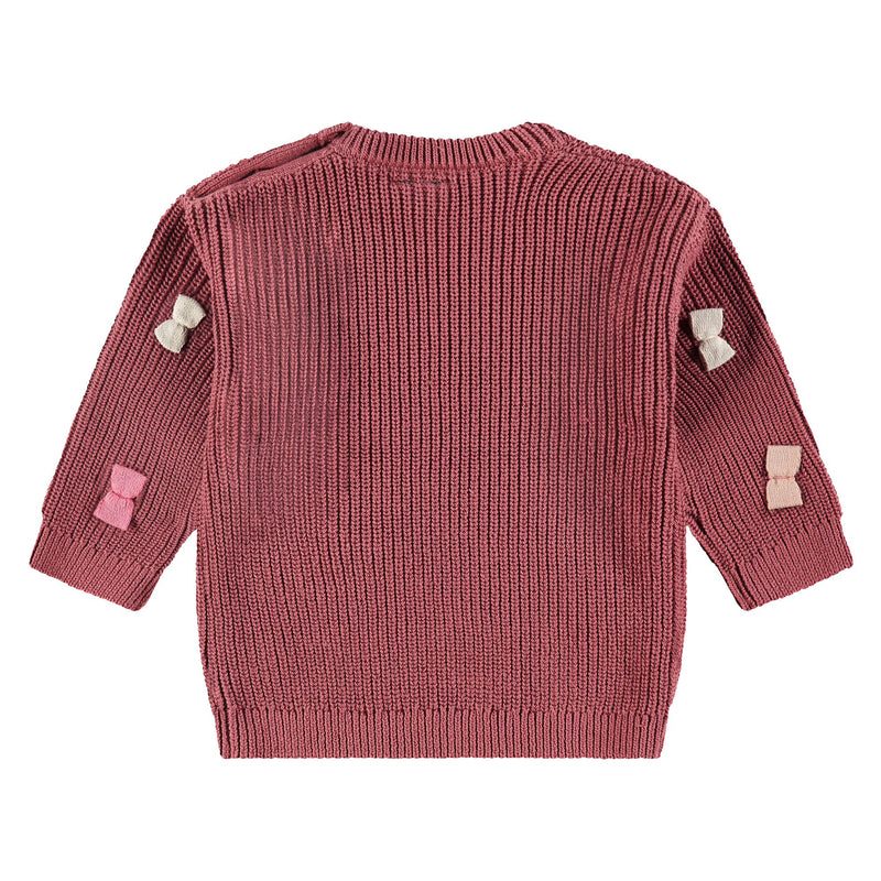 All the Bows Pullover - Red Clay by Babyface