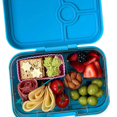 Yumbox Panino Leakproof Bento Box - 4 Compartment - Luna Aqua