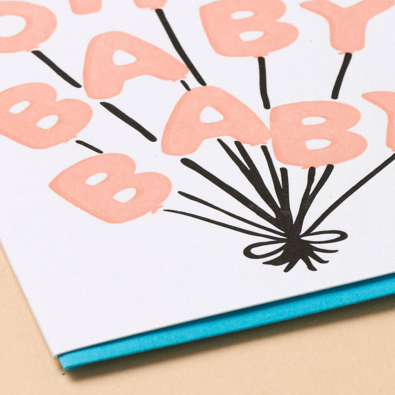 Baby Balloons Card by And Here We Are