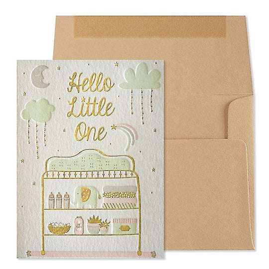 Hello Little One Greeting Card by paper&stuff