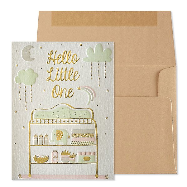 Hello Little One Greeting Card by paper&stuff Paper Goods + Party Supplies paper&stuff   