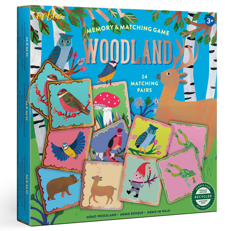 Woodland Memory and Matching Game by Eeboo Toys Eeboo   