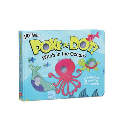 Poke-A-Dot Book - Who's In the Ocean? Books Melissa + Doug   