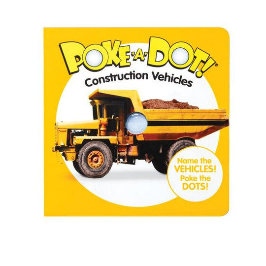 Poke-A-Dot Book - Construction Vehicles