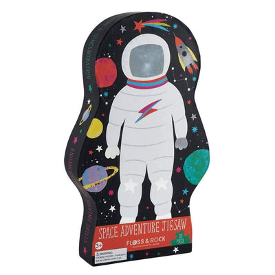 Astronaut in Space Jigsaw - 20 Pieces by Floss & Rock Toys Floss & Rock   