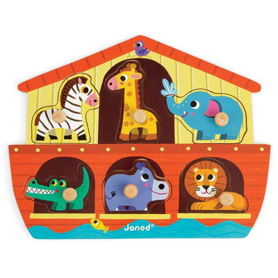 Noah's Ark Peg Puzzle by Janod Toys Janod   
