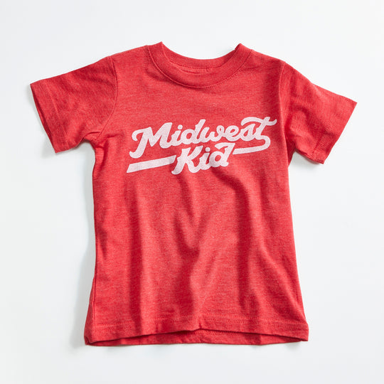 Midwest Kid Tee - Heather Red by Orchard Street Apparel